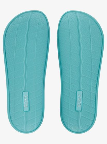 7 Womens Slippy Jelly Sandals Blue ARJL101117 Roxy