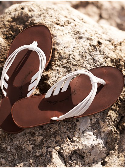 roxy leather sandals