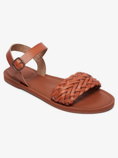 roxy leather flip flops