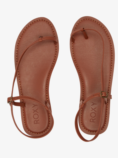 8 Womens Elise Sandals Beige ARJL200821 Roxy