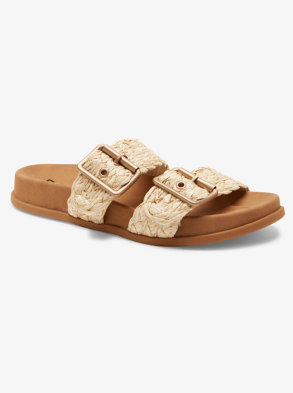 White slide store sandals womens