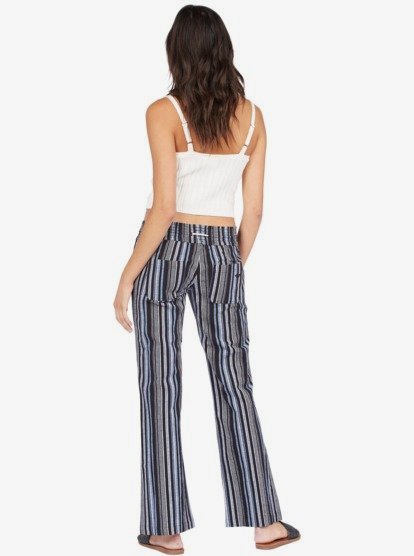 4 Oceanside Flared Pants Black ARJNP03149 Roxy