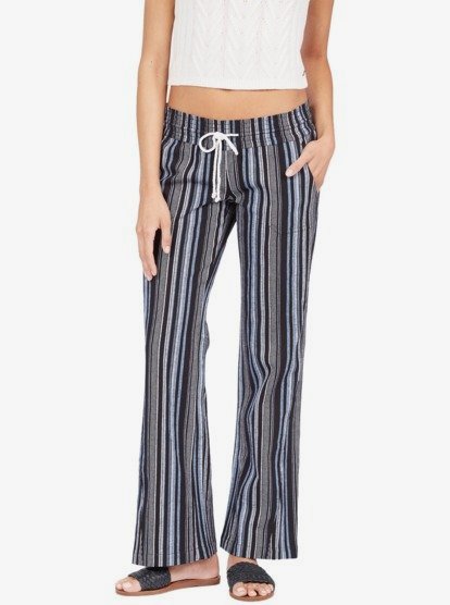 0 Oceanside Flared Pants Black ARJNP03149 Roxy