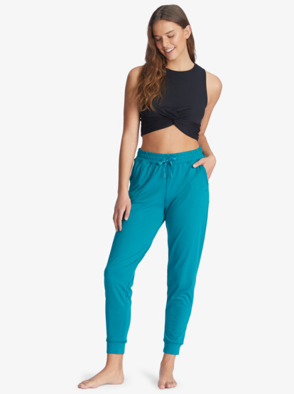 1 Sun Might Shine Workout Pants Blue ARJNP03236 Roxy