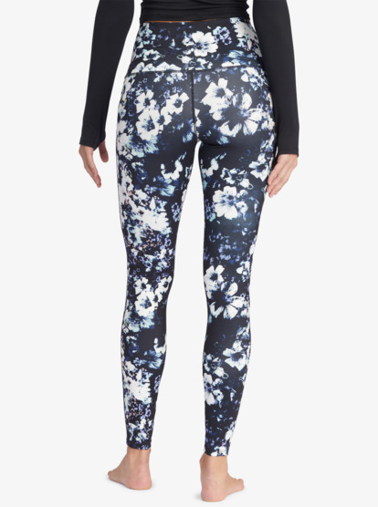 6 Kaileo High Waisted Workout Leggings Black ARJNP03246 Roxy