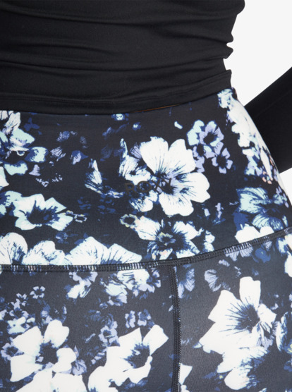 8 Kaileo High Waisted Workout Leggings Black ARJNP03246 Roxy