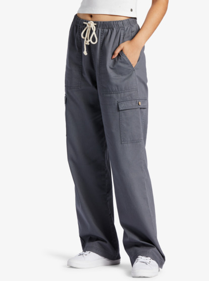 Precious High-Waisted Canvas Cargo Pants | Roxy