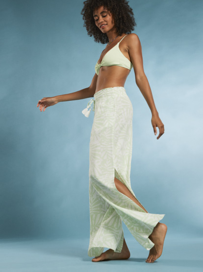 5 Tropical Rhythm Beachy Pants Green ARJNP03267 Roxy