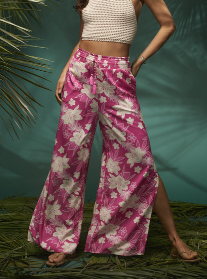 2 Tropical Rhythm Beachy Pants Pink ARJNP03267 Roxy