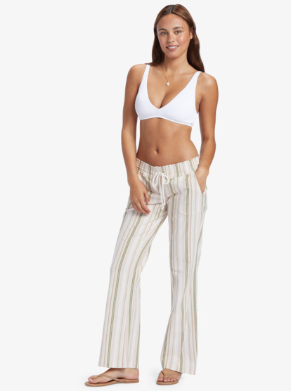 Oceanside Flared Beach Pants Roxy