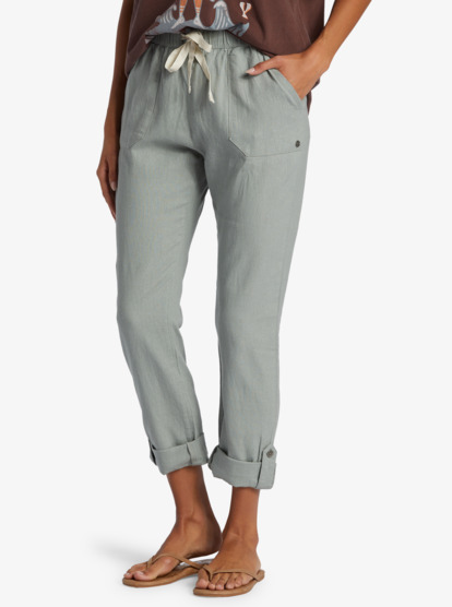 1 On The Seashore Cargo Pants Green ARJNP03291 Roxy