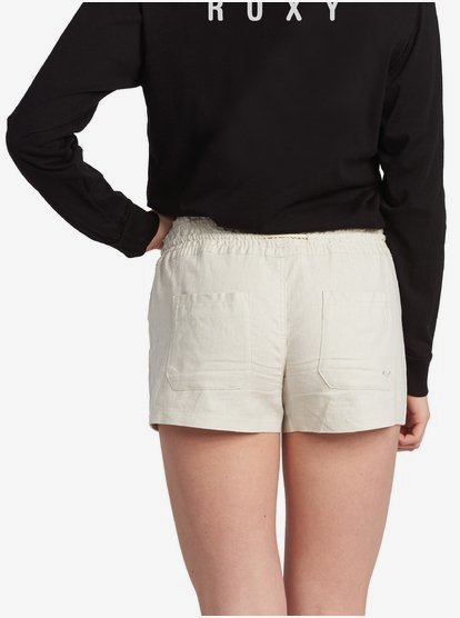 8 Oceanside Elastic Waist Shorts Grey ARJNS03007 Roxy