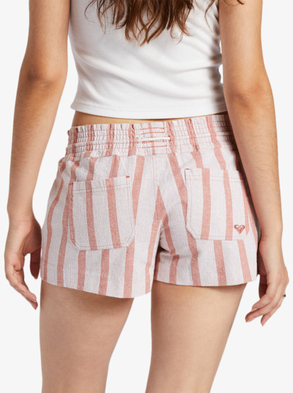 4 Oceanside Elasticized Shorts Pink ARJNS03121 Roxy