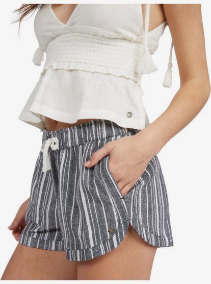 4 New Impossible Love Elasticized Shorts Black ARJNS03181 Roxy