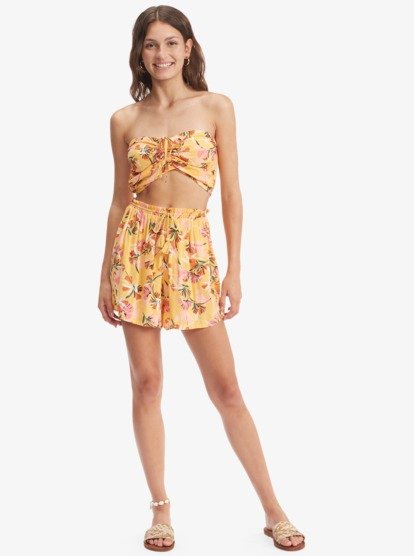 5 Happiness Awaits Beach Shorts Orange ARJNS03191 Roxy
