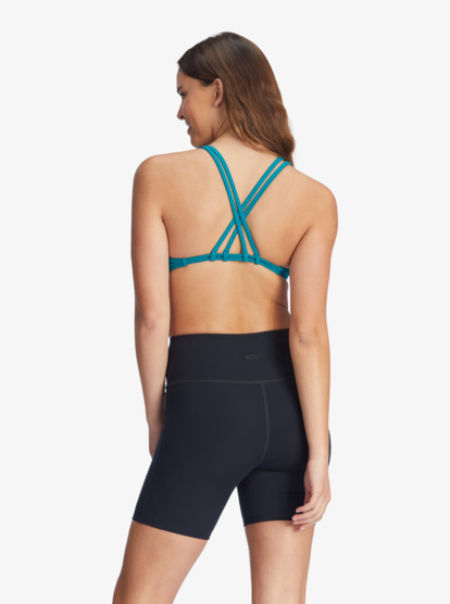 2 Kaileo High Waisted Biker Shorts Black ARJNS03194 Roxy
