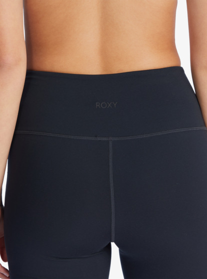 4 Kaileo High Waisted Biker Shorts Black ARJNS03194 Roxy