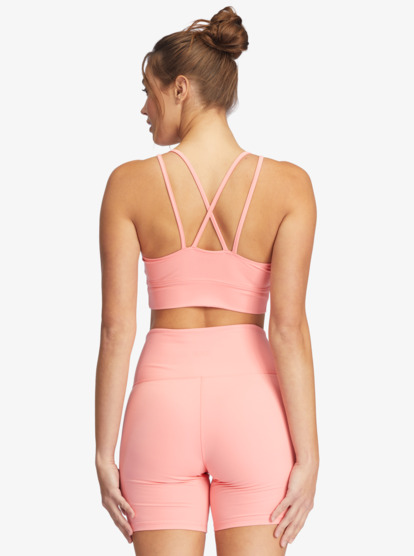 2 Kaileo High Waisted Biker Shorts Pink ARJNS03194 Roxy