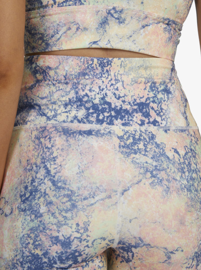 10 Kaileo High Waisted Biker Shorts White ARJNS03194 Roxy