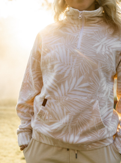 Sweet Shade Half-Zip Printed Pullover | Roxy