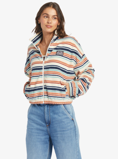 0 Dawn To Dusk - Half-Zip Fleece for Women Bleu ARJPF03022 Roxy
