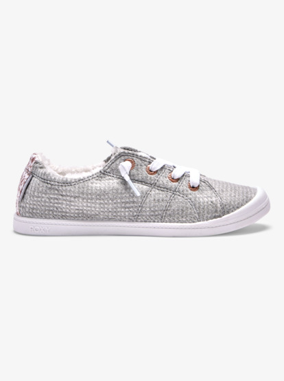 5 Bayshore Faux Fur-Lined Shoes Grey ARJS600446 Roxy