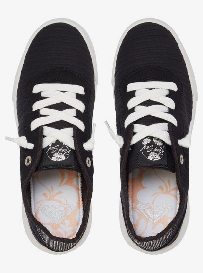 roxy black slip on shoes