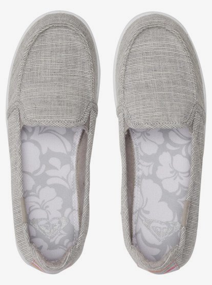 8 Minnow Slip-On Shoes Grey ARJS600472 Roxy