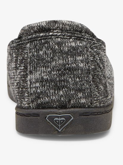 10 Minnow Faux Fur-Lined Slip-On Shoes Black ARJS600490 Roxy