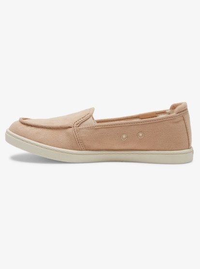 2 Minnow Faux Fur-Lined Slip-On Shoes Beige ARJS600490 Roxy