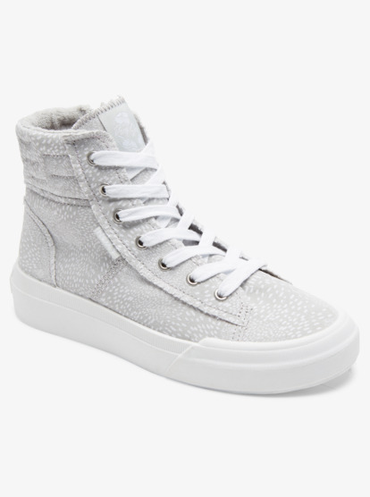 4 Roxy Rae Mid-Top Shoes Grey ARJS600518 Roxy