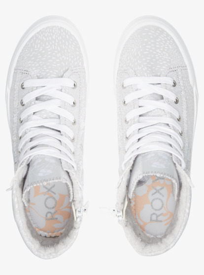 7 Roxy Rae Mid-Top Shoes Grey ARJS600518 Roxy