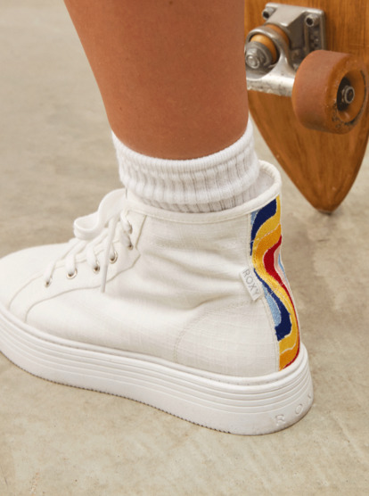 3 Sheilahh 2.0 Mid-Top Shoes White ARJS700167 Roxy