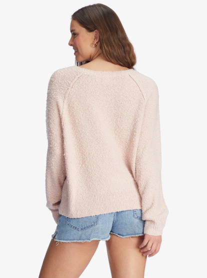 3 Early Morning Crew Neck Sweater Pink ARJSW03290 Roxy