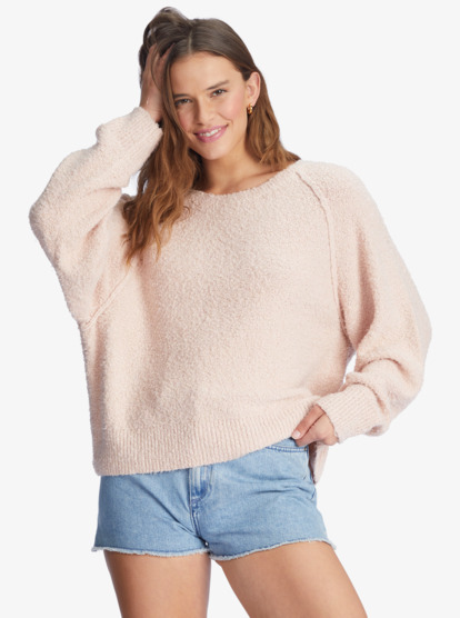 0 Early Morning Crew Neck Sweater Pink ARJSW03290 Roxy