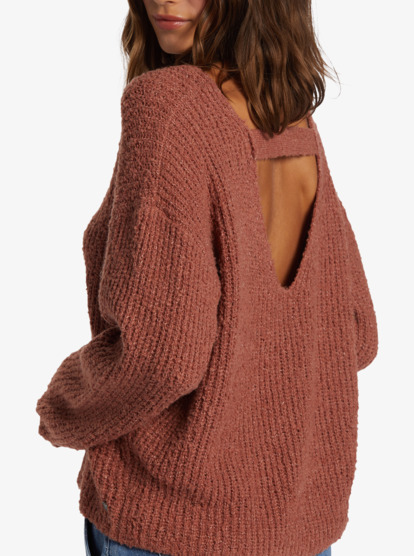 3 Bombay Crew Neck Sweater Pink ARJSW03329 Roxy