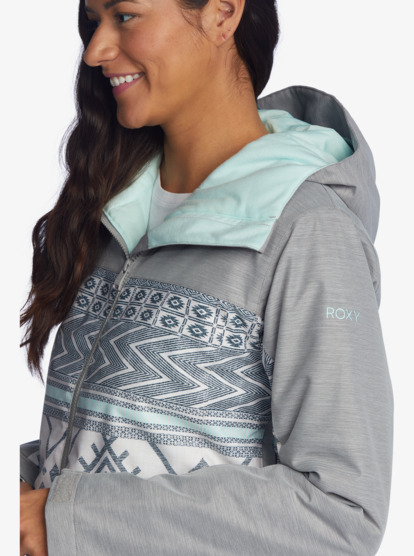 5 Galaxy Print Block Technical Snow Jacket Black ARJTJ03012 Roxy
