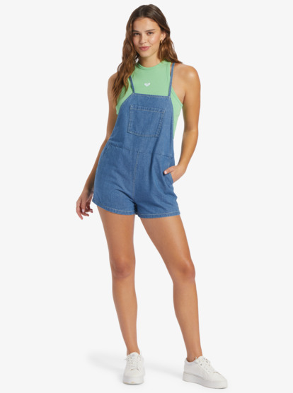 3 Fresh Set Strappy Short Romper Blue ARJWD03519 Roxy