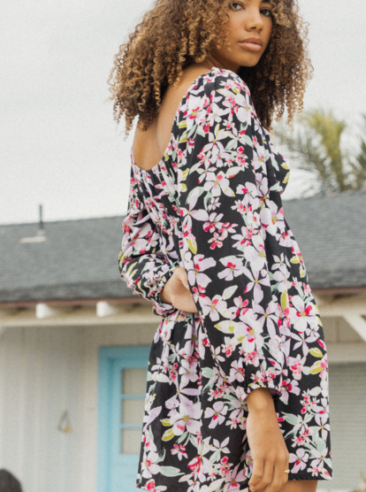 0 Sweetest Shores Dress Black ARJWD03553 Roxy