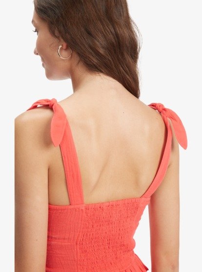 4 Beyond Me Strappy Top Red ARJWT03282 Roxy