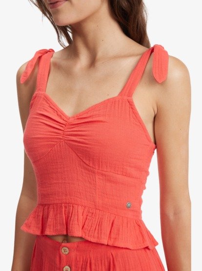 5 Beyond Me Strappy Top Red ARJWT03282 Roxy