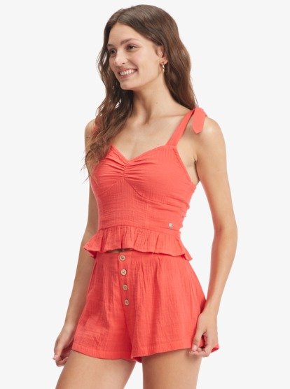 3 Beyond Me Strappy Top Red ARJWT03282 Roxy