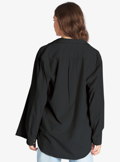 5 Let It Go Cord 2022 - Long Sleeve Shirt for Women Black ARJWT03295 Roxy
