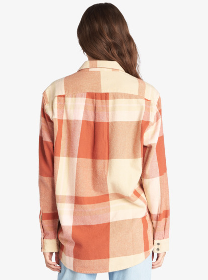 8 Let It Go Long Sleeve Shirt Beige ARJWT03296 Roxy