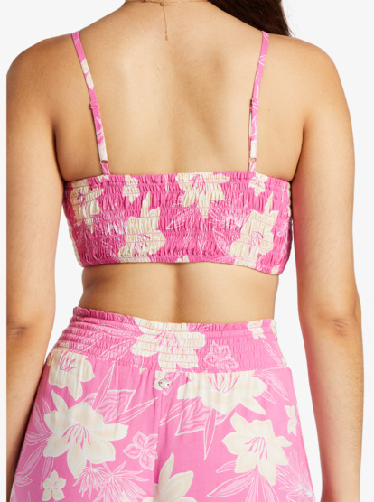 4 Live Free Strappy Tank Pink ARJWT03311 Roxy