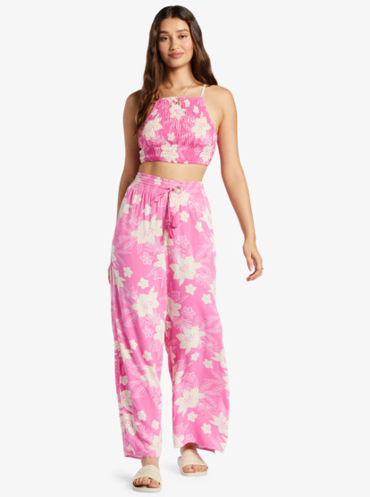 3 Live Free Strappy Tank Pink ARJWT03311 Roxy