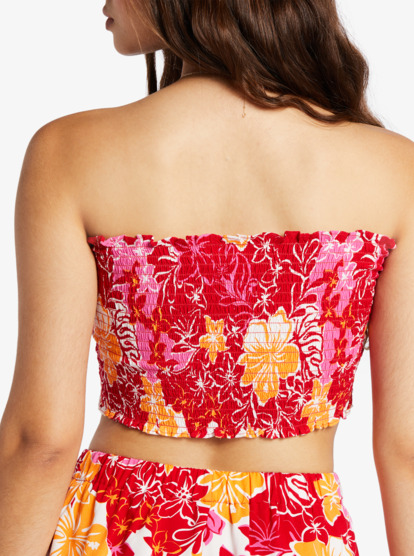 3 Warm Waters Bandeau Top Red ARJWT03319 Roxy