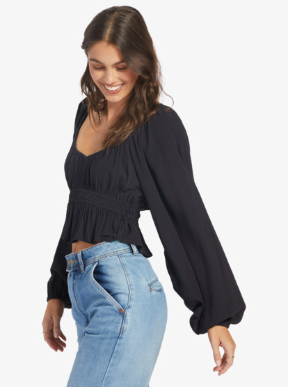 7 Cool Winds - Cropped Top for Women Noir ARJWT03332 Roxy