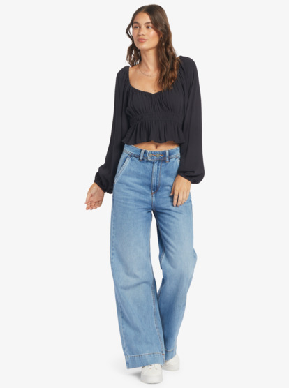 9 Cool Winds - Cropped Top for Women Noir ARJWT03332 Roxy