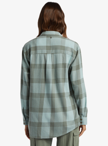 4 LET IT GO FLANNEL Bleu ARJWT03336 Roxy